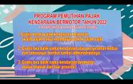 Embedded thumbnail for PROGRAM PEMUTIHAN PAJAK KENDARAAN BERMOTOR DI WILAYAH PROVINSI KEPULAUAN BANGKA BELITUNG TAHUN 2022